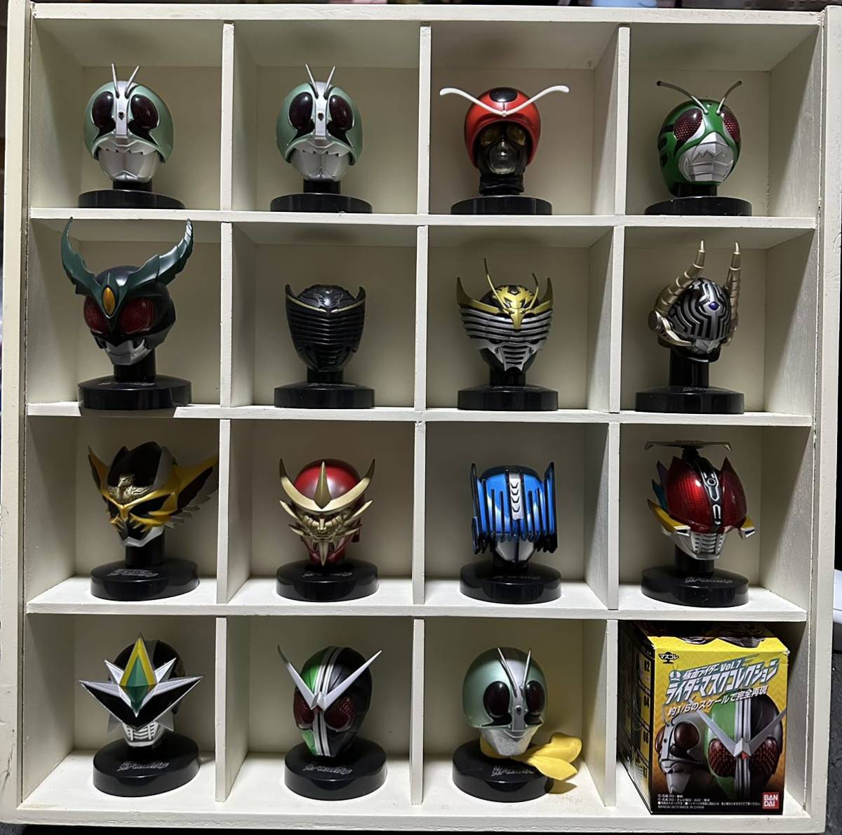 BANDAI 仮面ライダー　ライダーマスクコレクション　vol. 7 15体+シークレット　フルコンプ