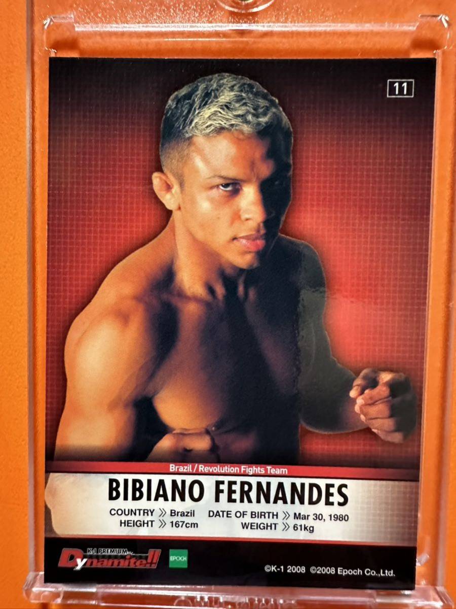 k-1 PREMIUM DVNAMITE 1of1 photm card ビビアーノ・フェルナンデス　BIBIANO FERNANDES_画像2