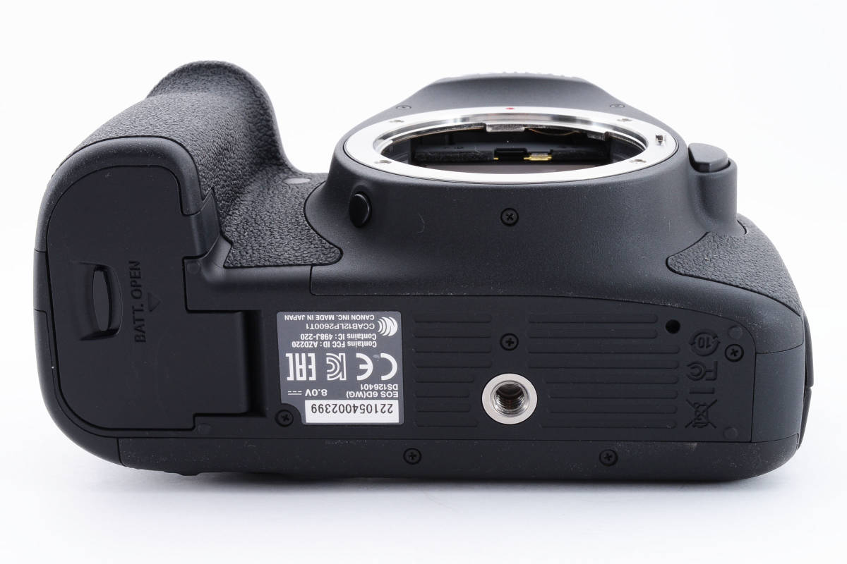 ★美品★ Canon キヤノン EOS 6D ボディ EOS6D デジタル一眼レフカメラ #1059_画像9