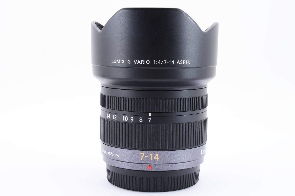 * practical use superior article * Panasonic Panasonic LIMIX G VARIO 7-14mm F4 ASPH. H-F007014 wide-angle zoom lens #1080
