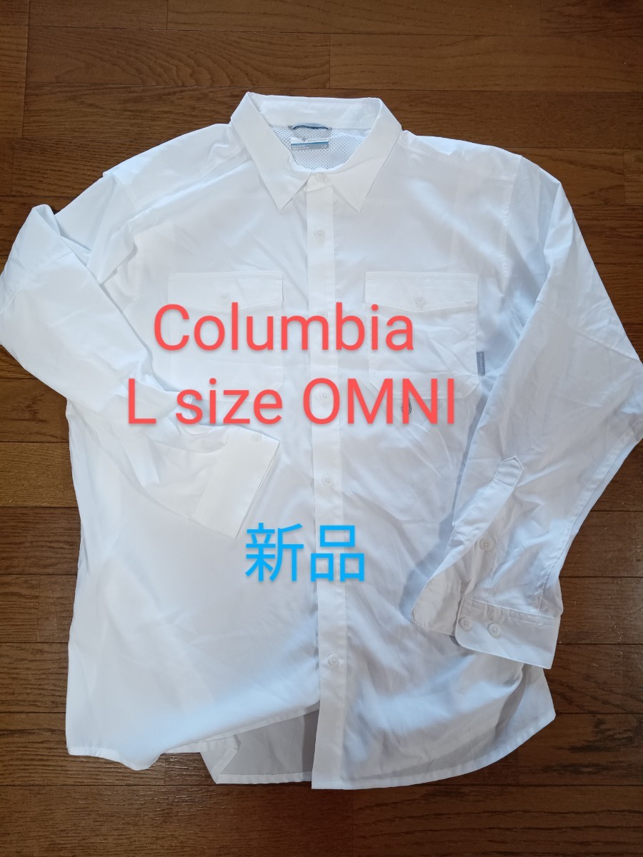 長袖シャツ　コロンビア　columbia L/G　登山　高機能素材　Columbia Mens PFG OMNI シャツ_画像1
