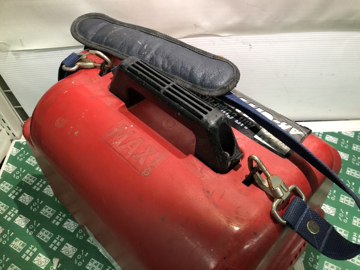 中古品 エア工具 MAX マックス スーパーエアコンプレッサー AK-CH7700E 本体のみ 常圧 通常圧 高圧 兼用チャック ITJP2OMMMVEQ_画像9