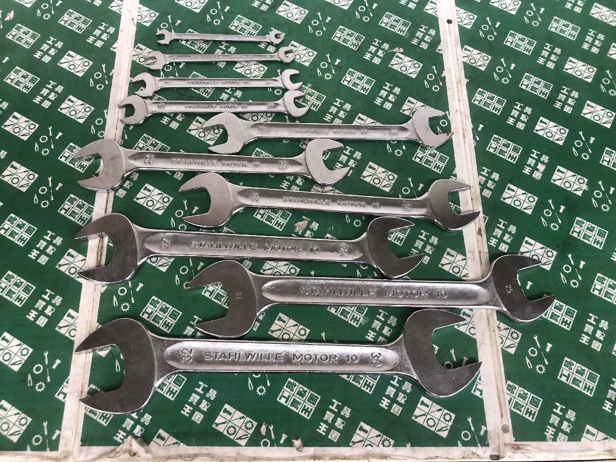  secondhand goods hand tool STAHLWILLE stabi re- open end wrench set MOTOR10 10pcs spanner both head spanner IT6XRFI3ABTO