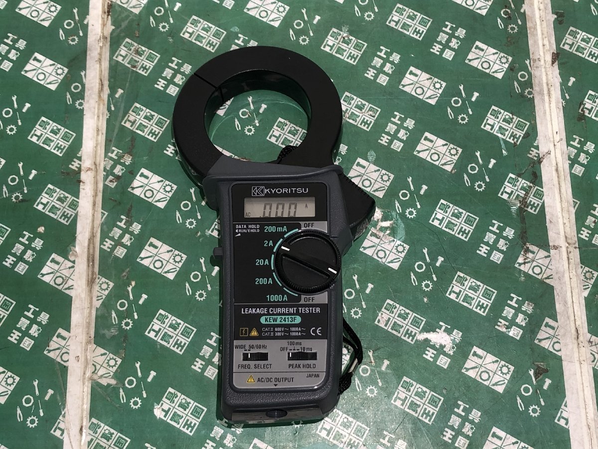 中古品 測量工具 共立電気計器 KYORITSU キュースナップ クランプメータ KEW 2413F 本体のみ、測量 計測、電気工事 ITGURVOOYRB4の画像2