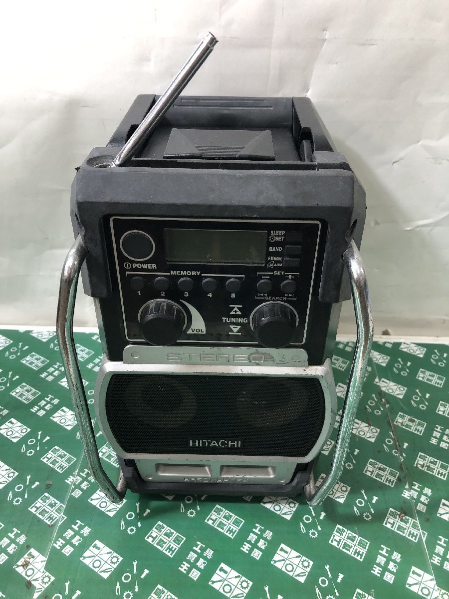 中古品 電動工具 ★日立工機 コードレスラジオ UR18DSL 音楽 ITZMG4L8OZ6U_画像1