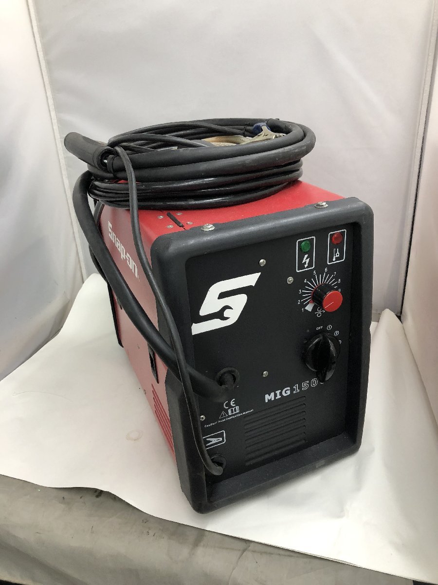 中古品 溶接機 Snap-on スナップオン 100V半自動 ポータブル溶接機 MIG1500 鉄工 板金 金属加工 自動車整備 補修 修繕 IT1O045GDY8W_画像1