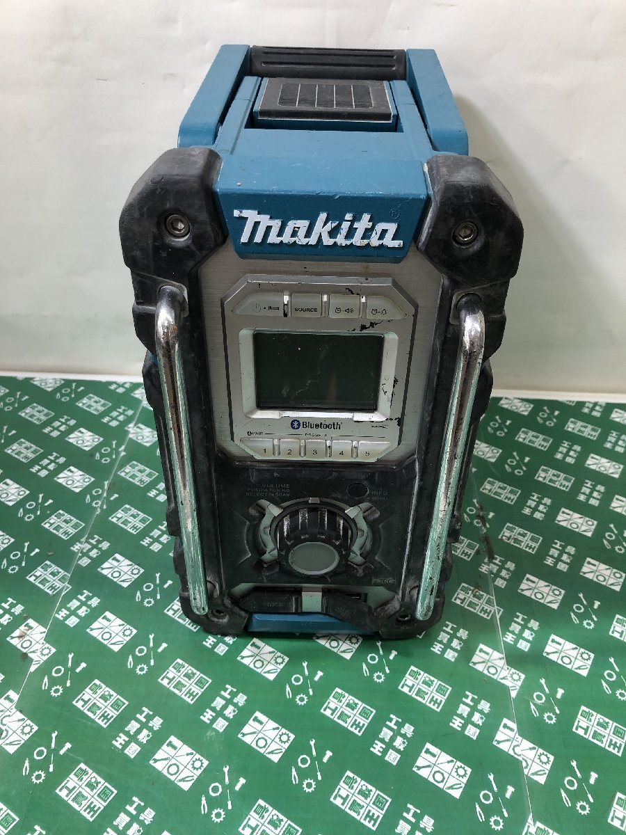 中古品 電動工具 ★makita(マキタ) Bluetooth搭載 充電式ラジオ 青(本体のみ)MR106 ITJV3NC58I2I