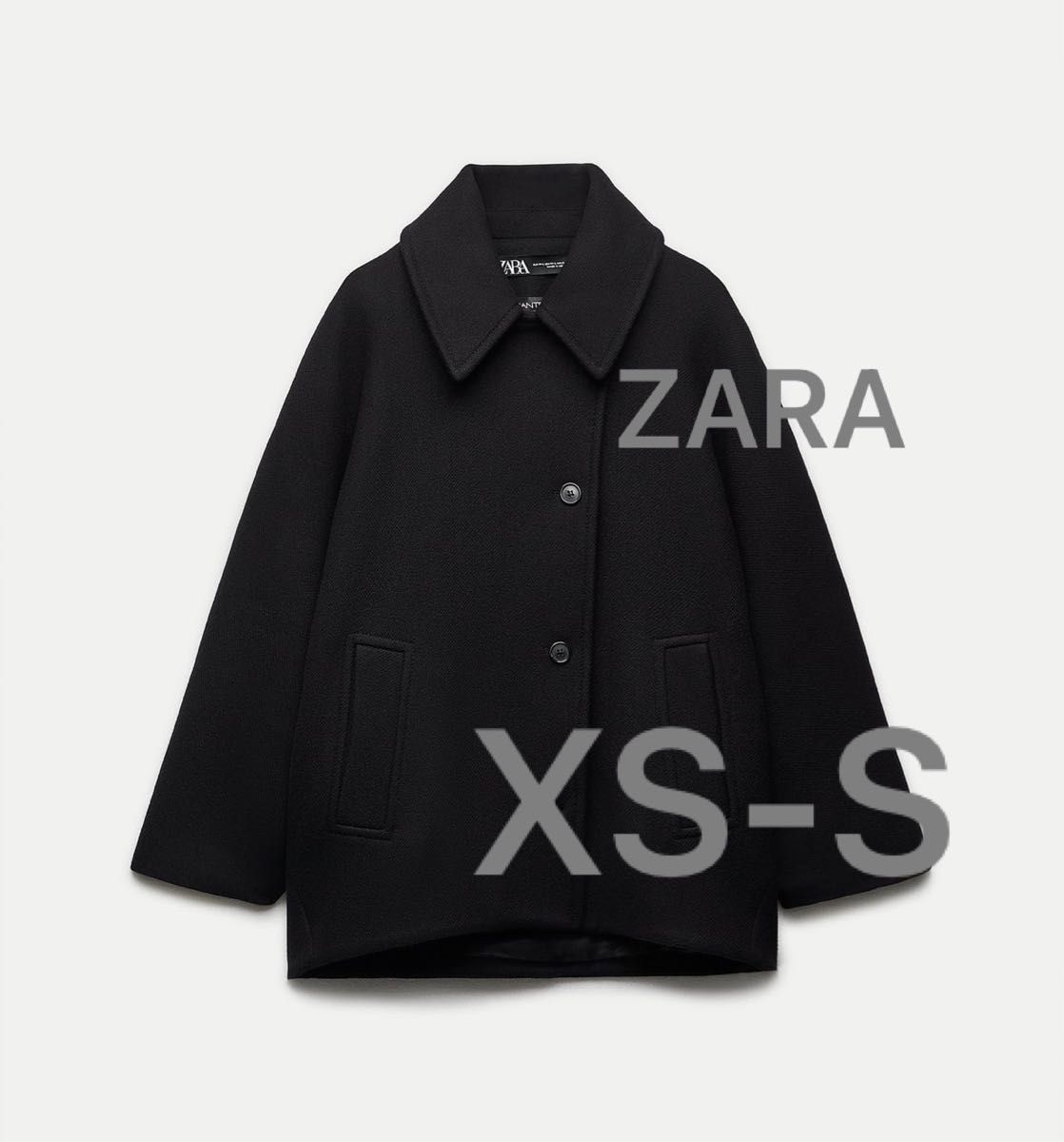 ZARA zw collection クロップド MANTECO ウール コート|Yahoo ZARA zw collection クロップド MANTECO ウール コート|Yahoo
