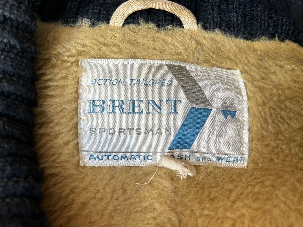 古着　ブレント　BRENT コーデュロイジャケット　ロング　ヴィンテージ　コート ベージュ_画像5