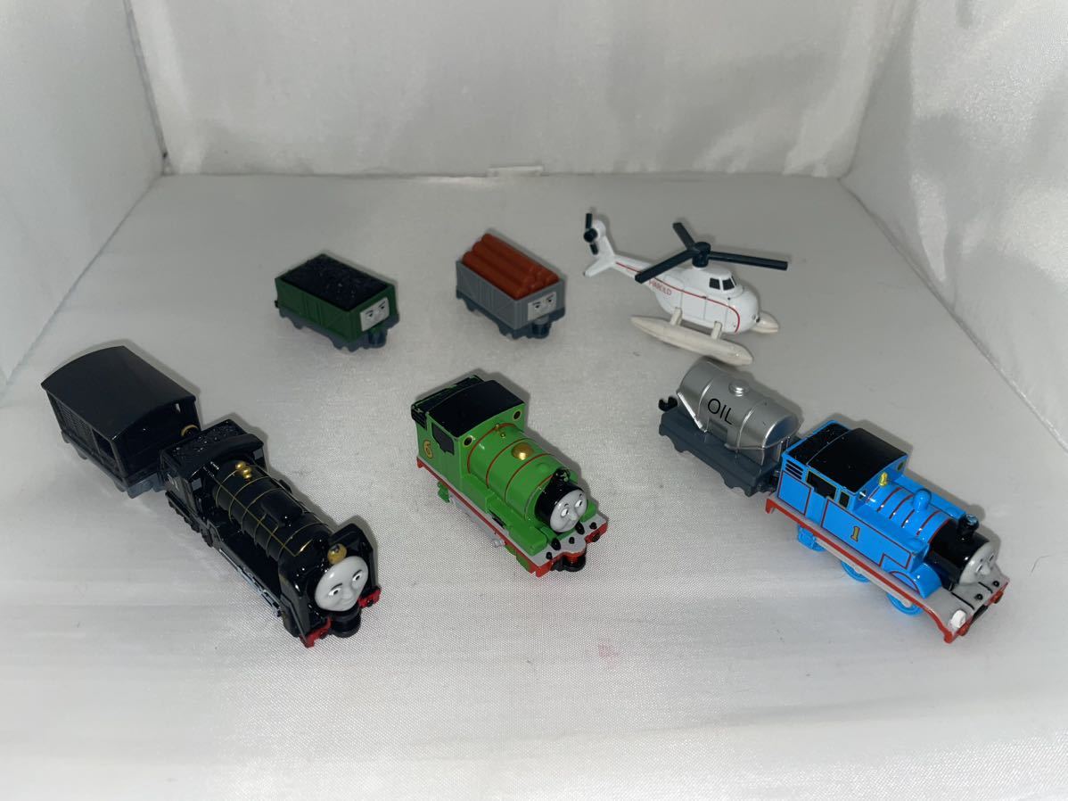 トミー　きかんしゃトーマス　パーシー　ヒロ　ハロルド 他　ダイキャスト 6種　現状品_画像2