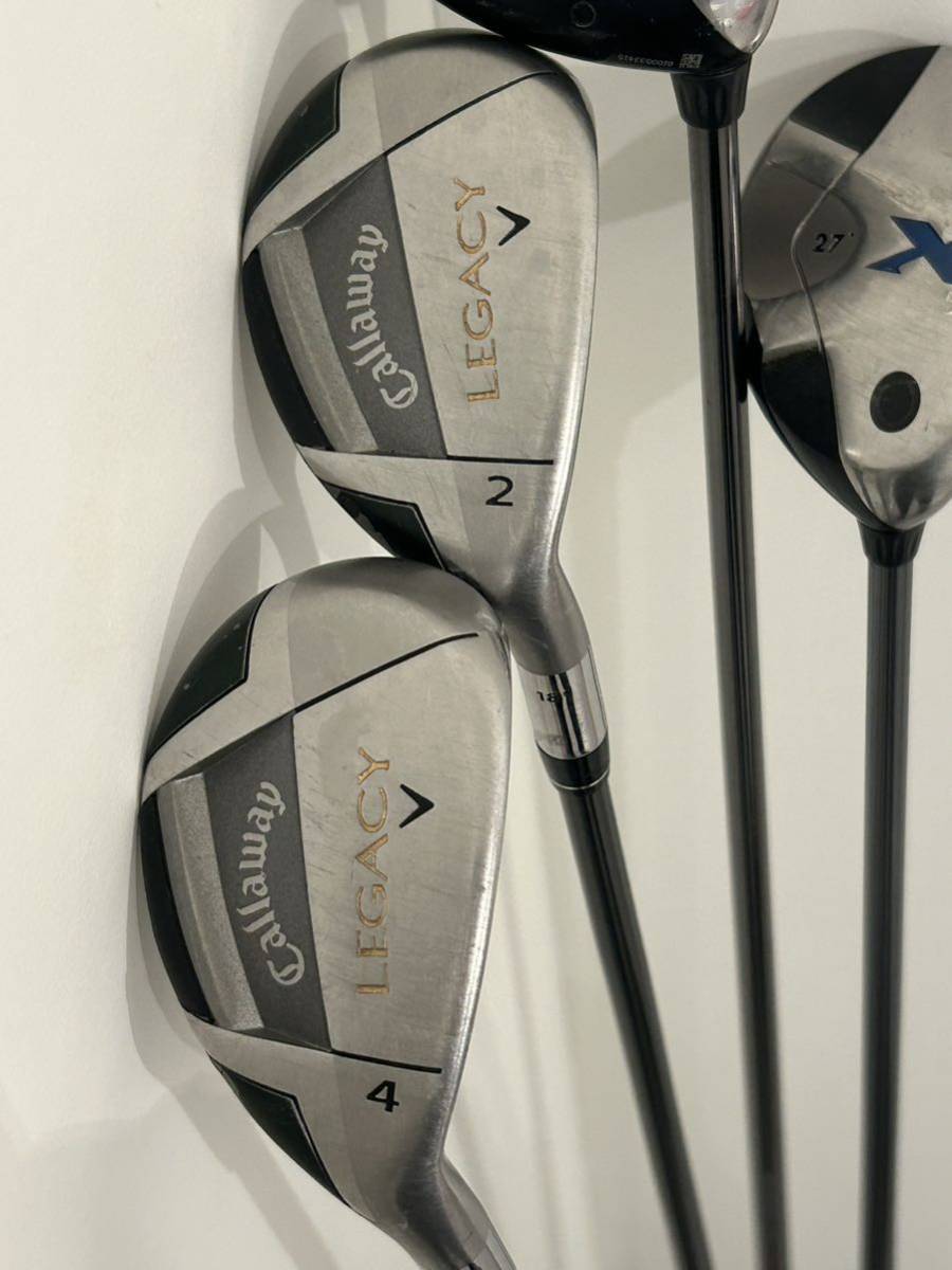 原2 Callaway キャロウェイ ゴルフクラブ 4本セット フェアウェイウッド X SERIES エックスシリーズ LEGACY レガシー_画像3