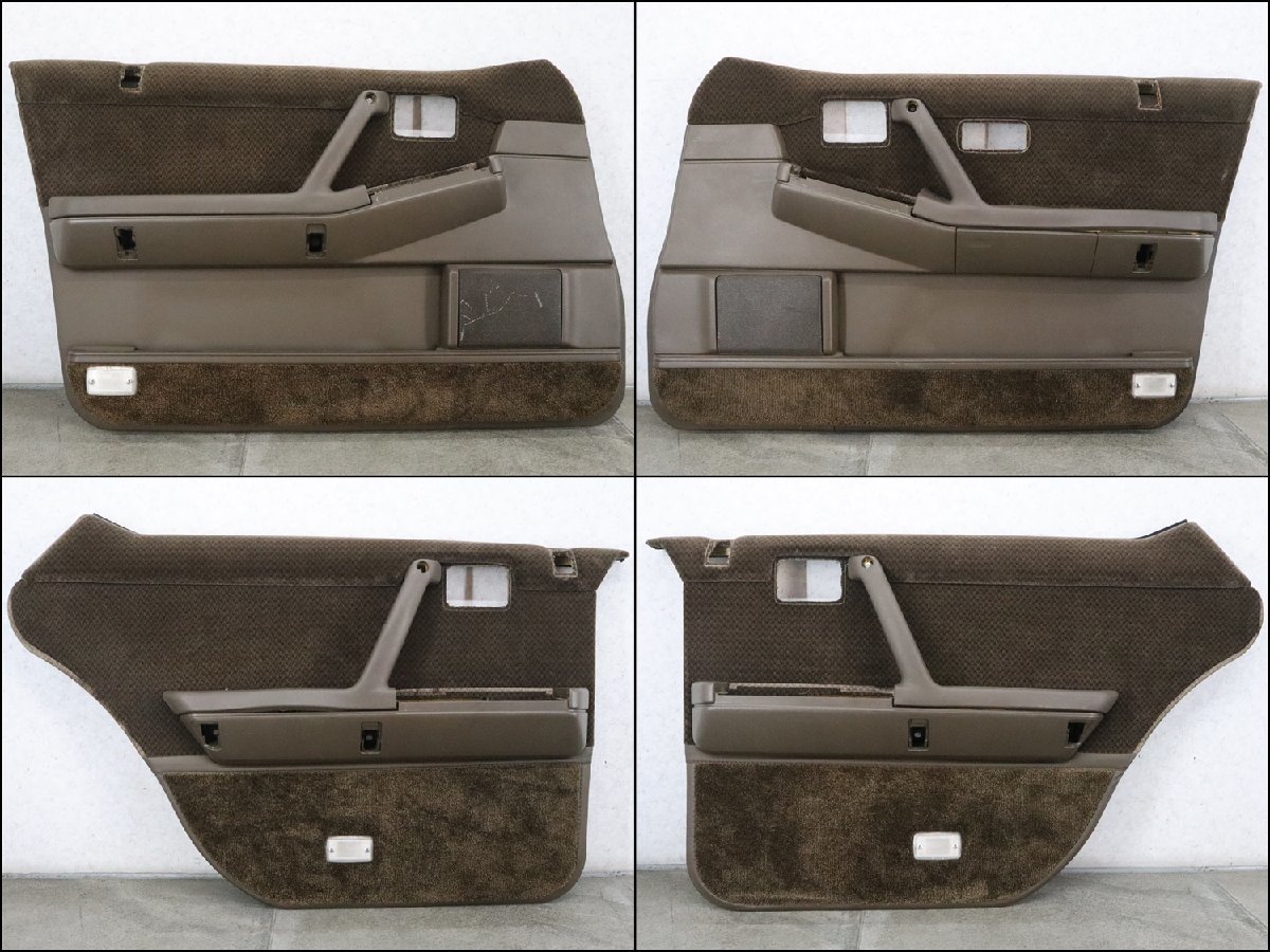  Nissan Cedric Y31 hardtop previous term side door trim for 1 vehicle set * brougham Brown trim NO,C