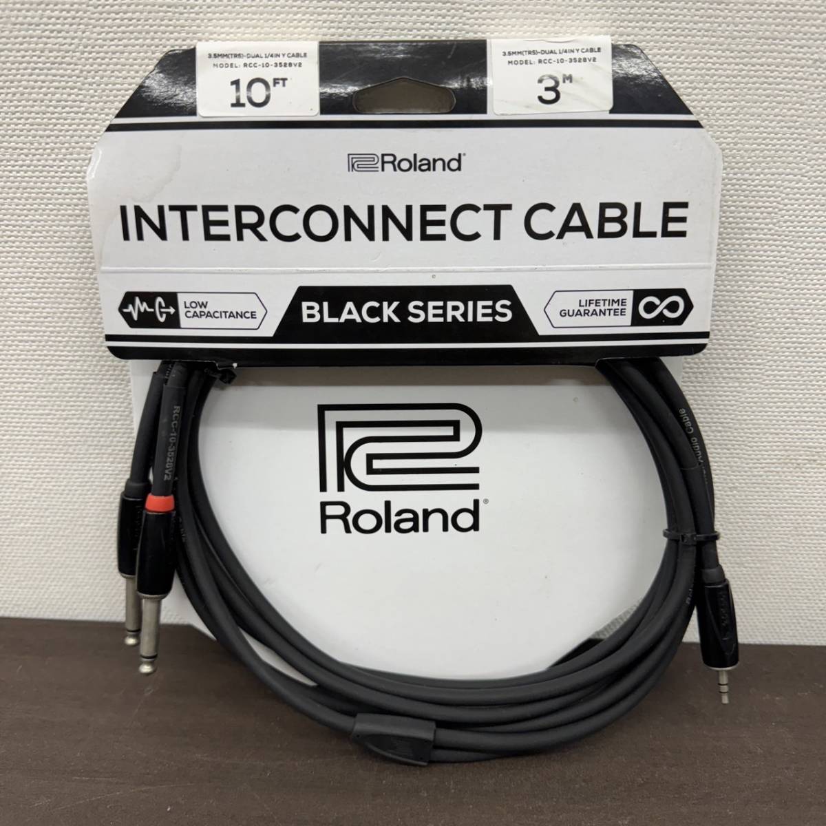 送料800円～ 未使用 現状品販売 Roland ローランド INTERCONNECT CABLE RCC-10-3528V2 3m 10ft RCC-15-2R28 4.5m 15ft オーディオケーブル_画像2