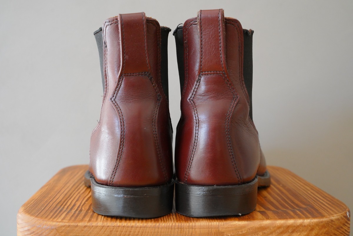  Red Wing 9077 8.5D navy blue g less boots side-gore records out of production rare goods beautiful goods 