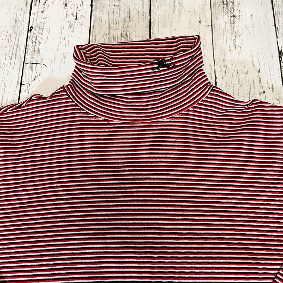 美品 BURBERRY バーバリー ゴルフ ボーダー カットソー 美品 BURBERRY バーバリー ゴルフ ボーダー カットソー
