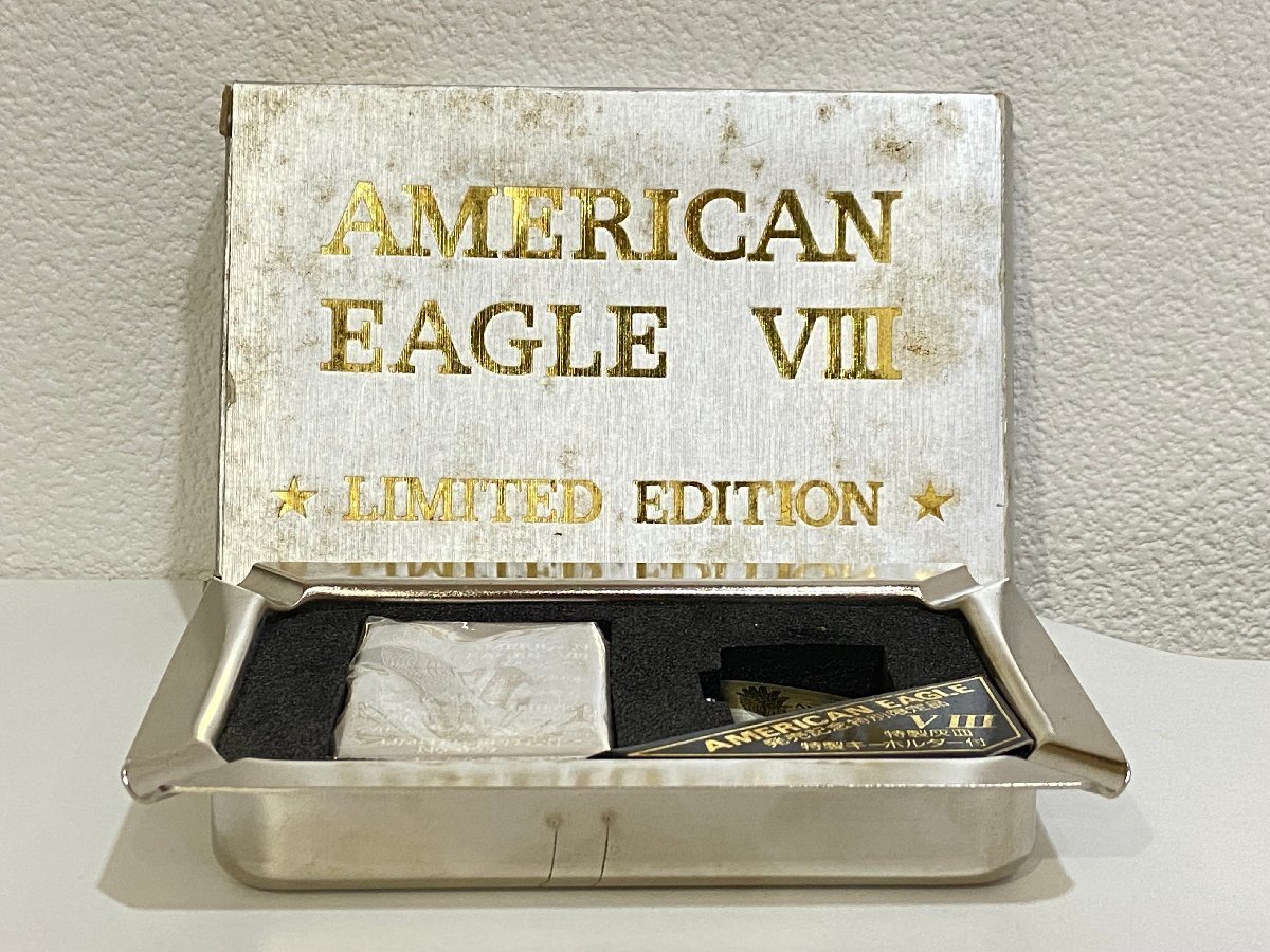 【A01444】ZIPPO ジッポ ライター アメリカン・イーグル AMERICAN EAGLE Ⅷ LIMITED EDITION 限定 着火未確認 中古品 保管品 ジャンク品_画像1