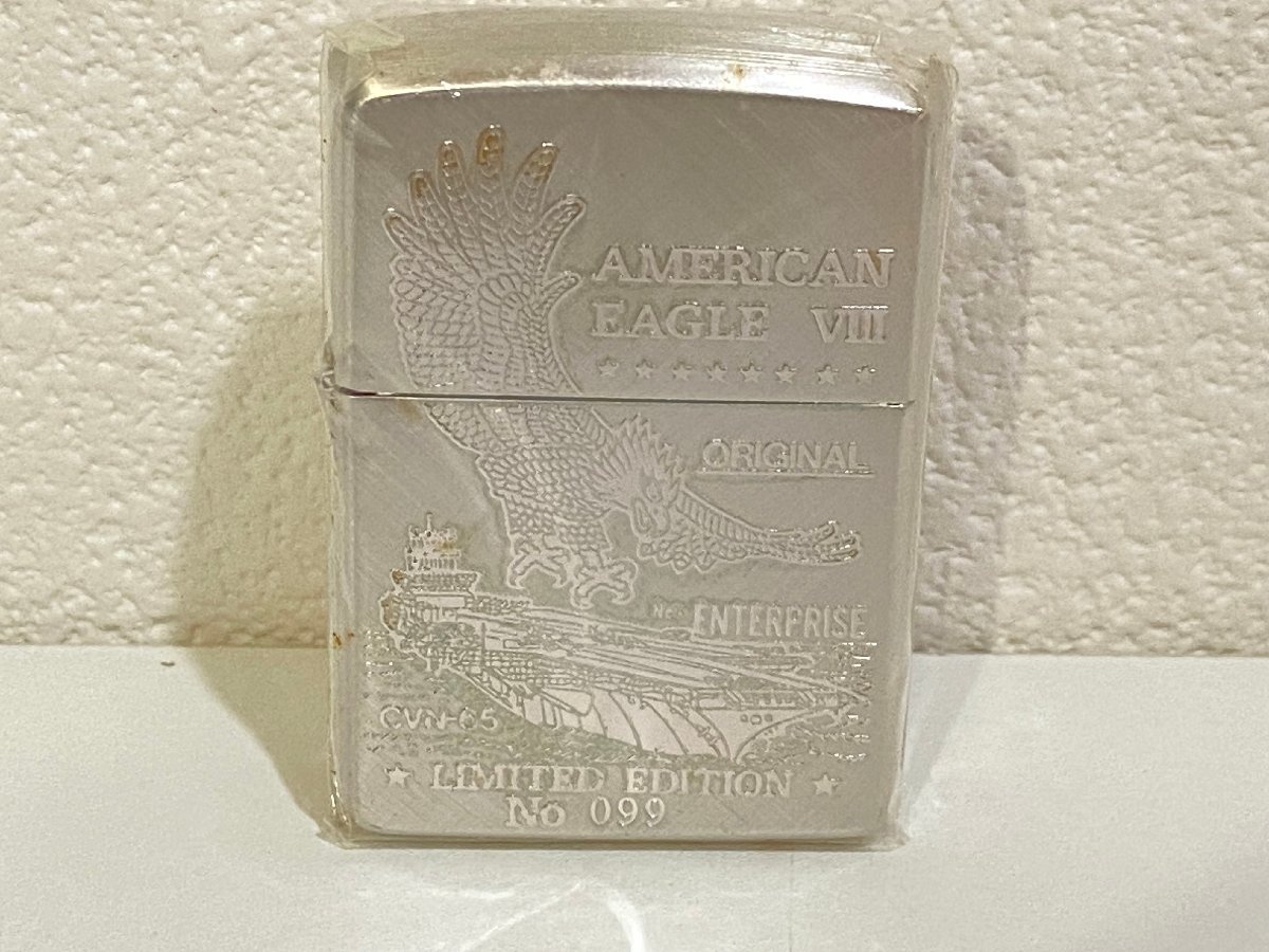 【A01444】ZIPPO ジッポ ライター アメリカン・イーグル AMERICAN EAGLE Ⅷ LIMITED EDITION 限定 着火未確認 中古品 保管品 ジャンク品_画像4