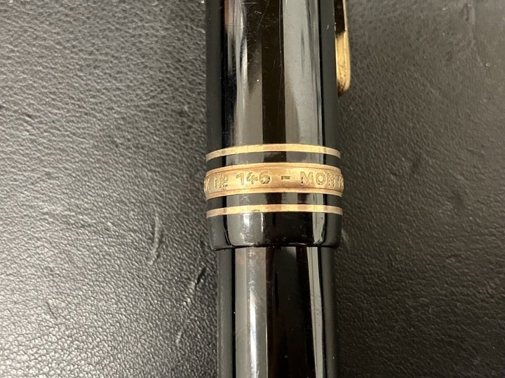 【I62462】MONTBLANC　モンブラン　万年筆　マイスターシュテュックNo.146　ペン先14K　文房具　中古品_画像6