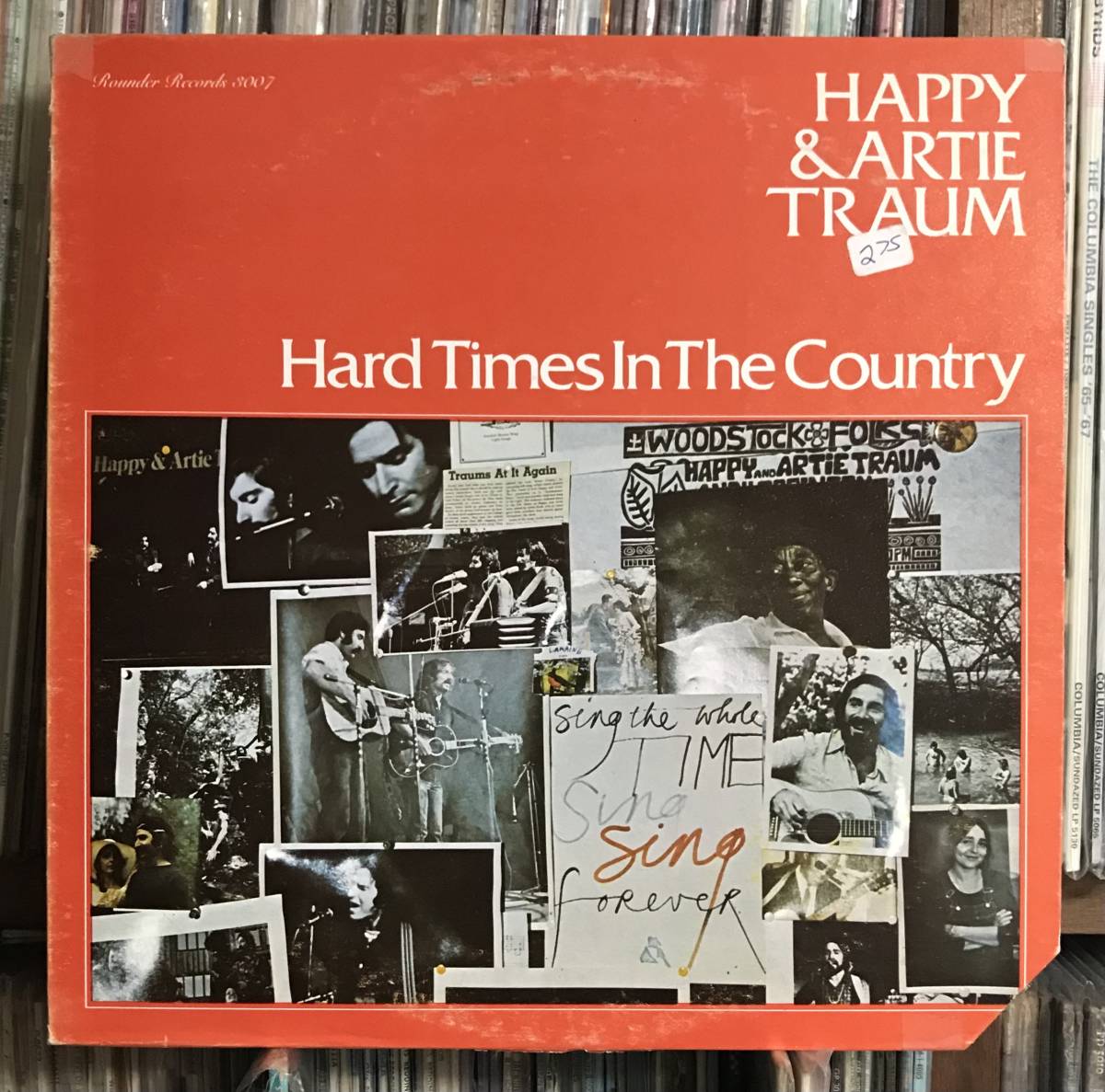 Happy & Artie Traum / Hard Times In The Country LP USオリジナル盤 ウッドストック_画像1