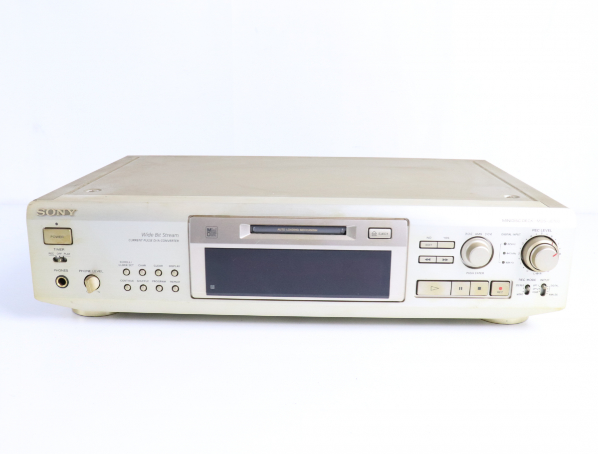 通電OK】SONY MDS-JE700 ソニー ミニディスク MDデッキ 通電OK】SONY MDS-JE700 ソニー ミニディスク MDデッキ