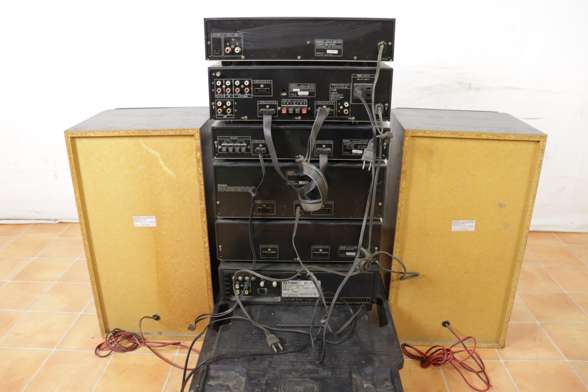 ◎SONY ソニー FUNAI システム コンポ CDP-V715 TA-V715 ST ◎SONY ソニー FUNAI システム コンポ CDP-V715 TA-V715 ST