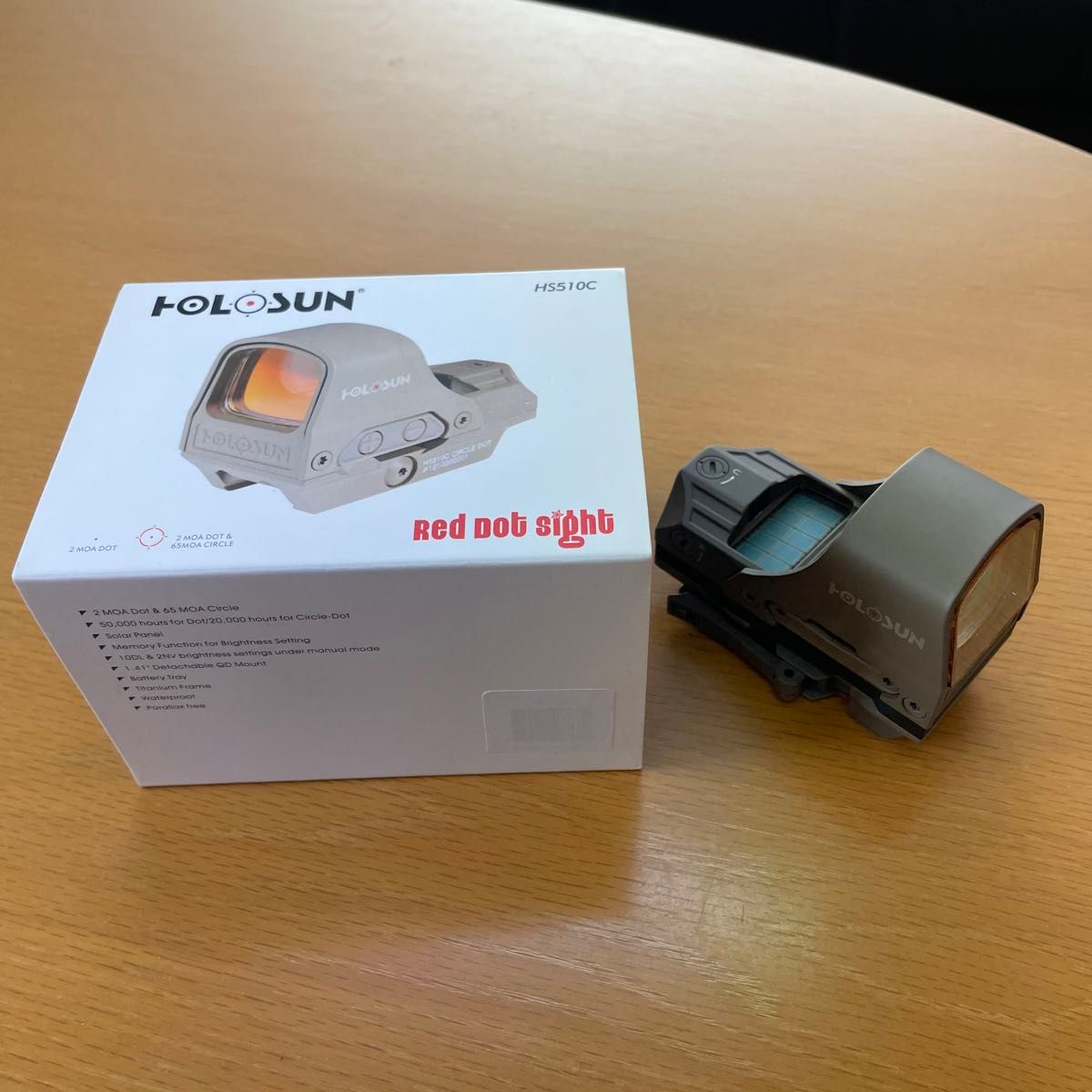 HOLOSUN HS510C-FDE レッドドットサイト HS510C専用ライザー HOLOSUN HS510C-FDE レッドドットサイト HS510C専用ライザー