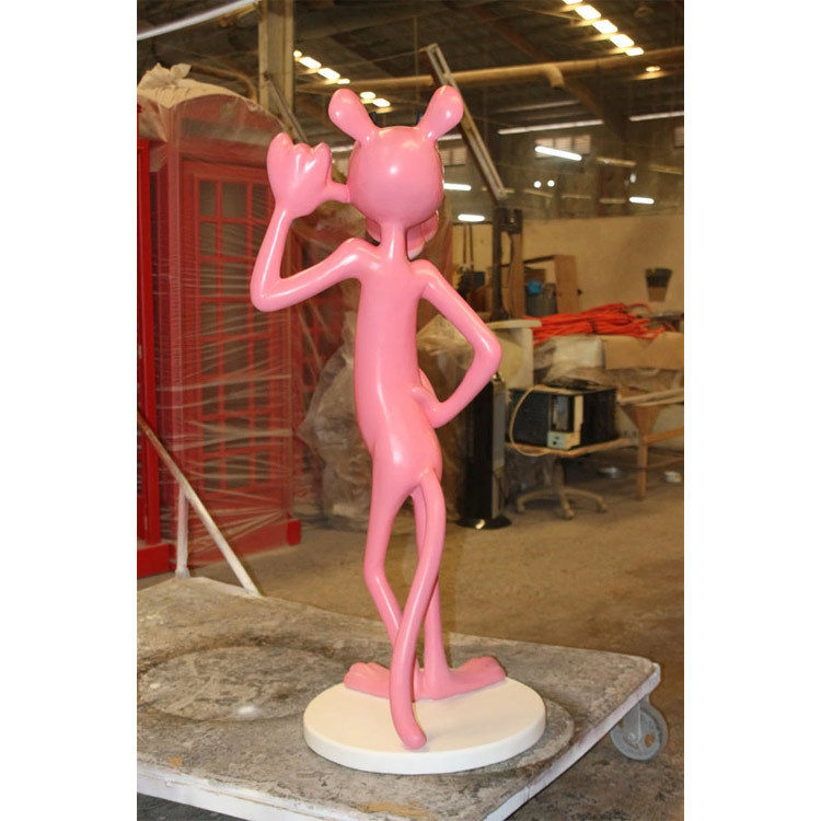  life-size figure Pink Panther height 150cm FRP made Ame Cara America miscellaneous goods 