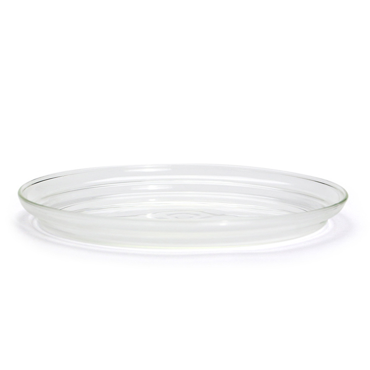皿 Trendglas-Jena Glass Plate L トレンドグラスイエナ グラスプレート L 直径19cm ガラス製 耐_画像7