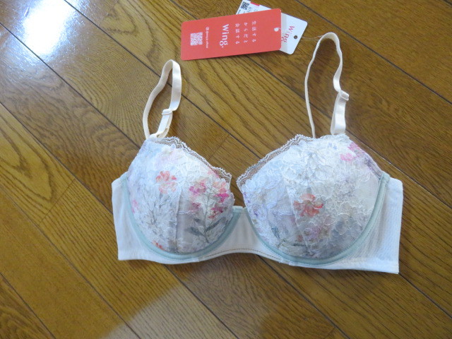 【新品】ワコールWingレース花柄ブラジャー B75_画像7