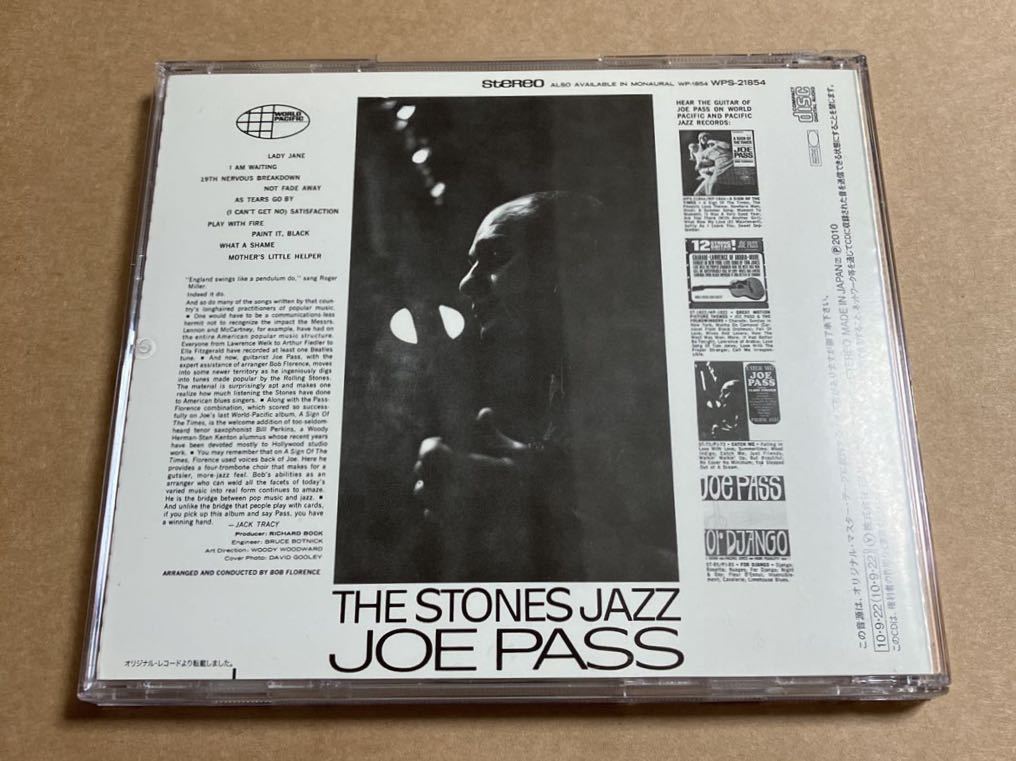 CD JOE PASS / ストーンズ・ジャズ TOCJ50050 ジョー・パス THE STONE JAZZ ローリング・ストーンズの画像2