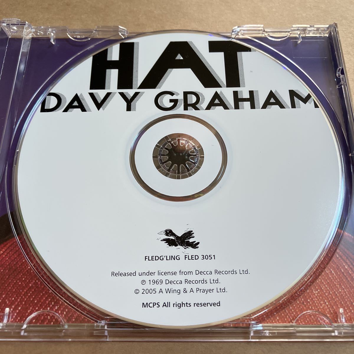 CD DAVY GRAHAM / шляпа VSCD2684tei vi * Graham HAT