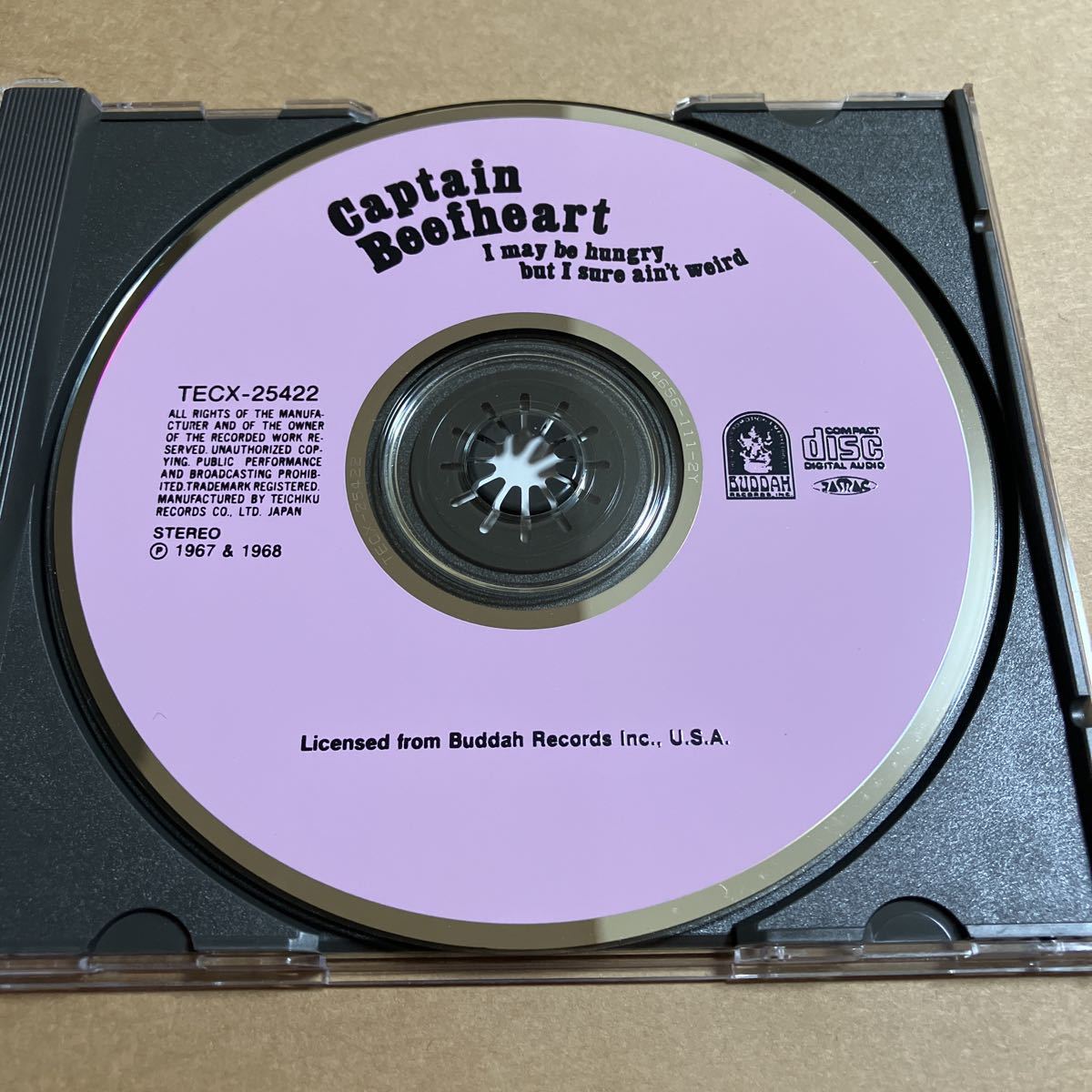 CD CAPTAIN BEEFHEART / キャプテンBの秘密 キャプテン・ビーフハート・レア・コレクション1967-1968 TECX25422 盤面キズ多い_画像3