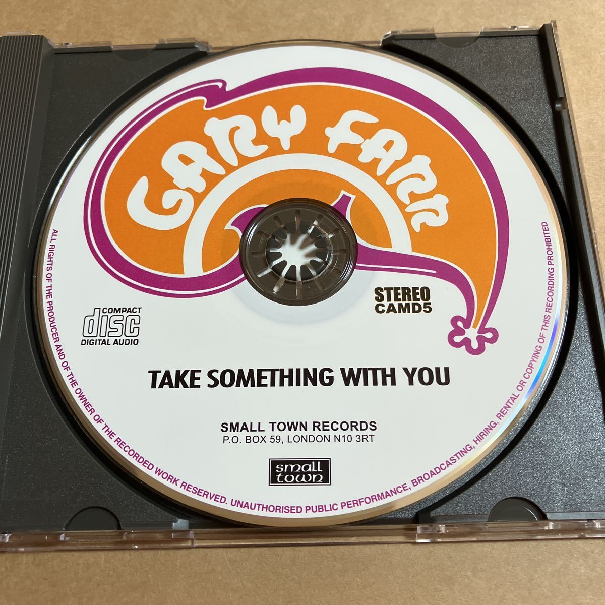 CD GARY FARR / TAKE SOMETHING WITH YOU CAMD5 ゲイリー・ファー_画像3