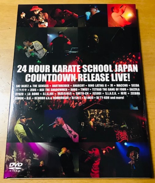 24 HOUR KARATE SCHOOL JAPAN COUNTDOWN RELEASE LIVE RRTV-0004 ANARCHY アナーキー 漢 MACCHO SEEDA DABO TWIGY 韻踏合組合 ISSUGI 般若_画像1