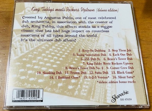 AUGUSTUS PABLO / KING TUBBY MEETS ROCKERS UPTOWN DELUXE EDITION SH 45059 オーガスタス・パブロ ボーナストラック入り全16曲_画像2