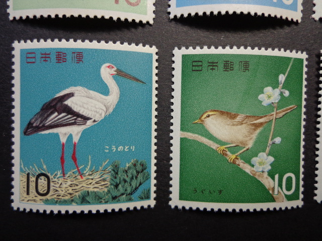 鳥シリーズ　６種完　未使用切手　美品_画像4