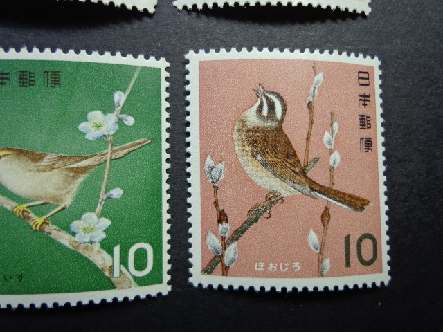 鳥シリーズ　６種完　未使用切手　美品_画像5