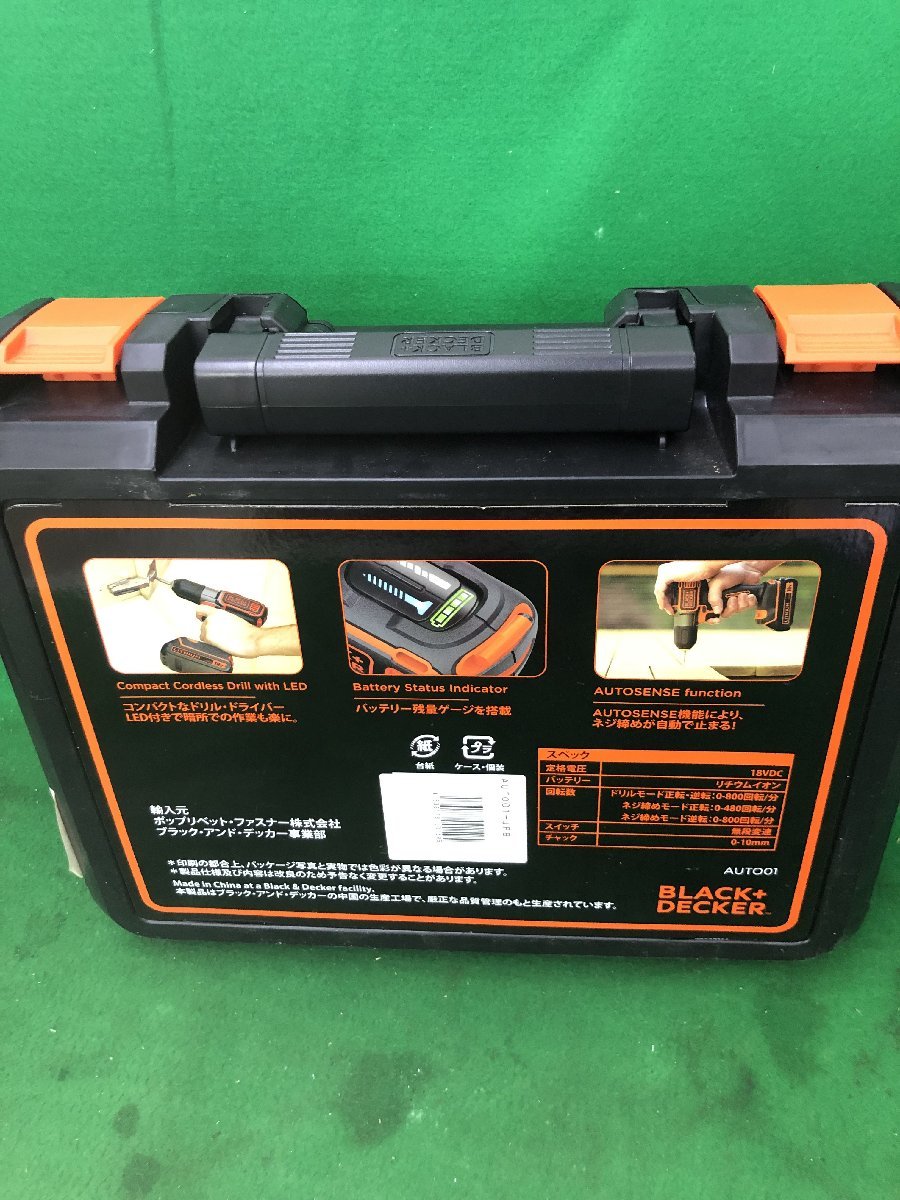 【未使用品】★ブラックアンドデッカー(BLACK+DECKER) 18Vリチウムインパクトドライバー BPCI18K1　/　ITP6VYPGQYJK_画像3