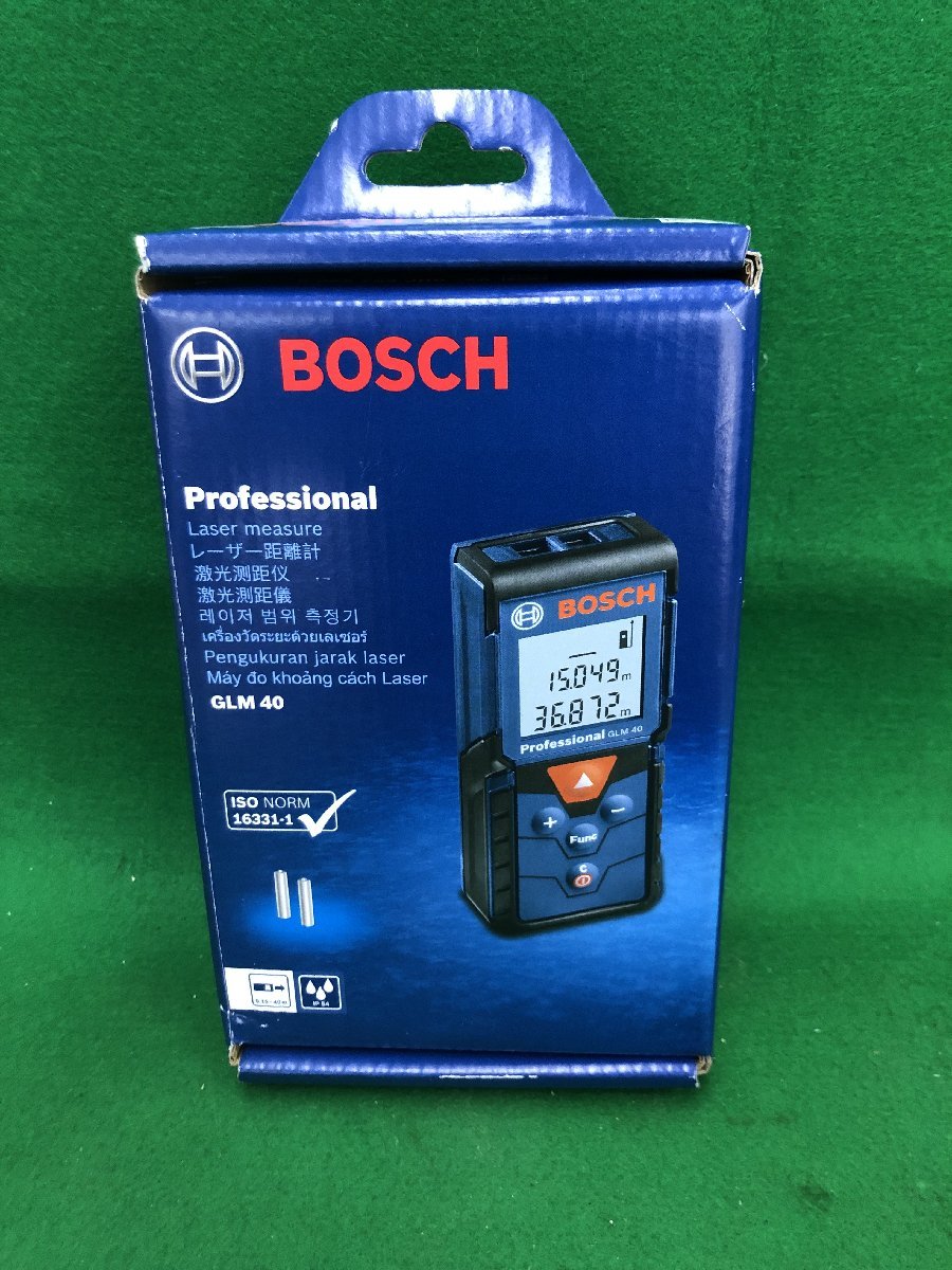 【未使用品】BOSCH　ボッシュ　レーザー距離計　GLM40　外箱付　/　ITXQB4E59NDY