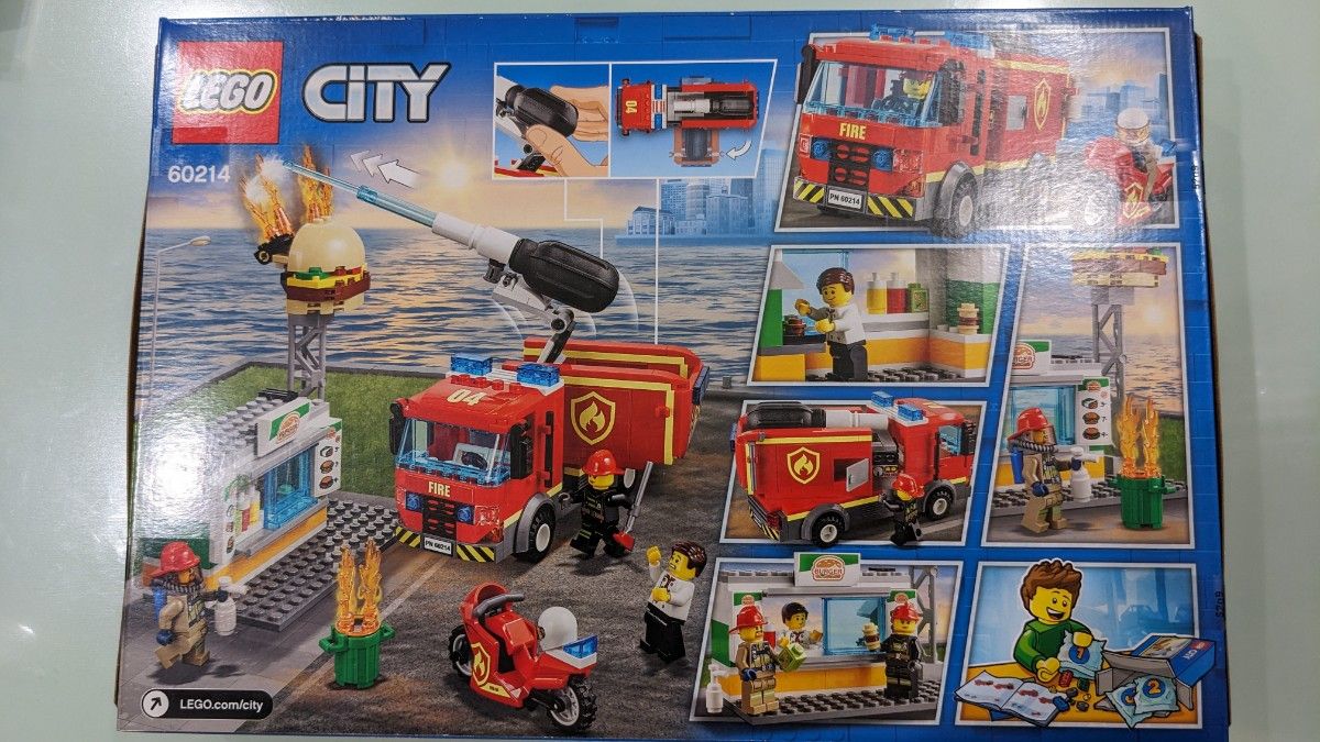 LEGO レゴシティ 60231 60214 　消防車　ハンバーガーショップ　セット売り
