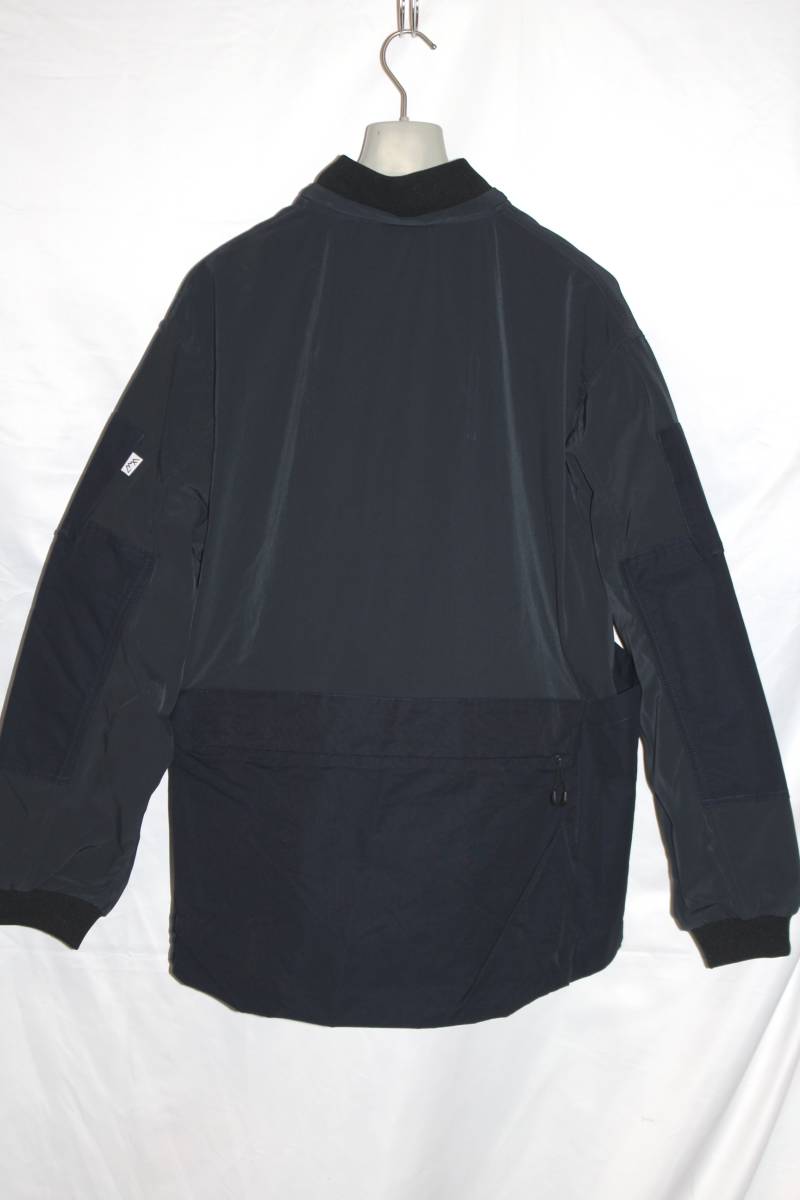 コムフィ アウトドアガーメント アウター COMFY OUTDOOR GARMENT CAF JACKET ナイロンジャケット ネイビー L ほぼ新品 CMF2302-J15C _画像5