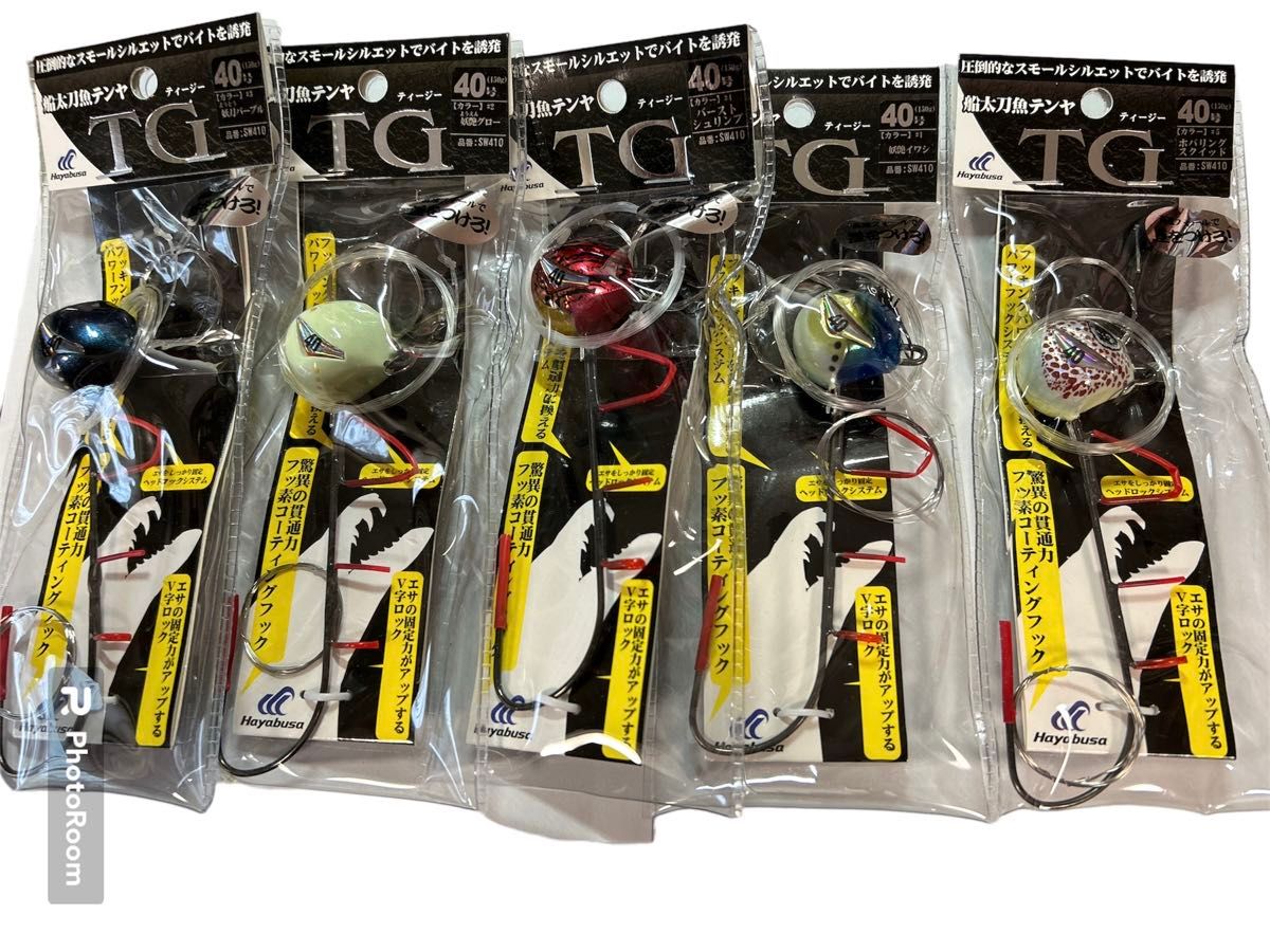 タチウオテンヤ TG ハヤブサ 5色セット 新品未使用|Yahoo タチウオテンヤ TG ハヤブサ 5色セット 新品未使用|Yahoo