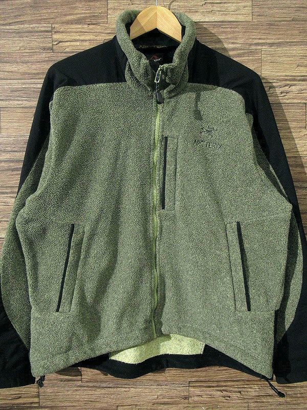 送料無料 希少 90s 00s オールド ビンテージ ARC'TERYX アークテリクス GAMMA AR FLEECE JACKET ガンマ AR フリース ジャケット POLARTEC_画像2