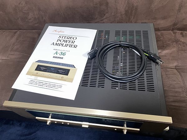 Accuphase A-36 アキュフェーズ パワーアンプ 美品 1円スタート_画像8
