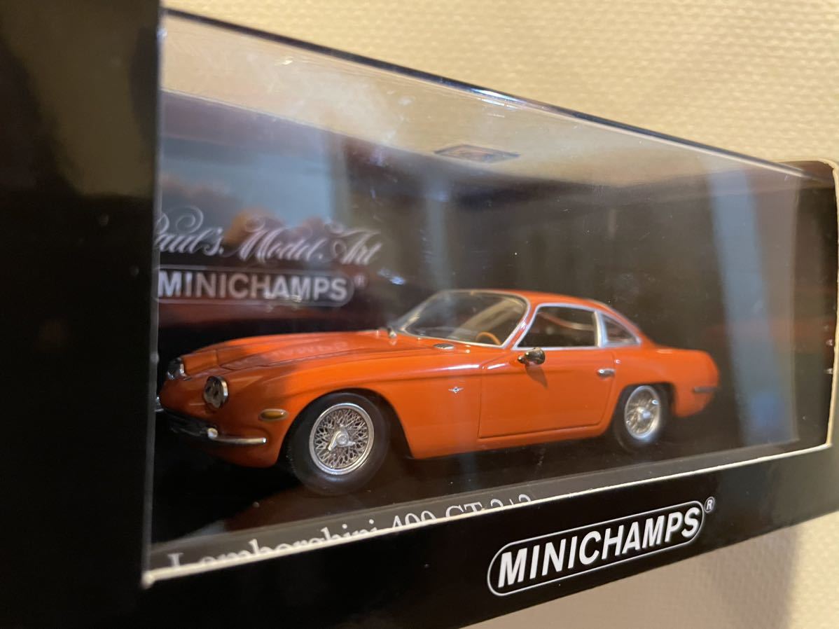 激レア　1円スタートPMA ミニチャンプス 1/43 Lamborghini ランボルギーニ 400GT 2+2 1964 オレンジ_画像5