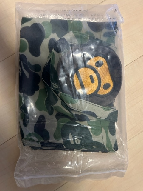 ★１０個出品★BAPE KIDS◆A BATHING APE／迷彩カモ◆ア ベイシング エイプ◆ショッピングバッグ＆MILO(R)型エコバッグ カラビナ付き/CAMO/