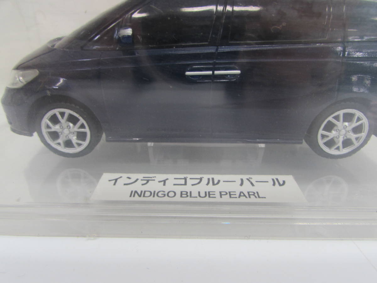 非売品 HONDA ホンダ 1/24 エリシオン 色見本 カラーサンプル ミニカー インディゴブルーパール_画像4