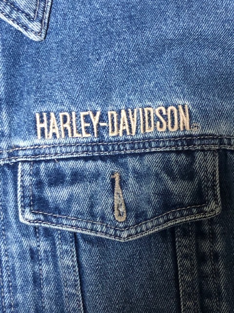 HARLEY-DAVIDSON ハーレーダビッドソン　デニムジャケット 青系 ブルー系　USサイズ　ジャパンサイズのL相当_画像5