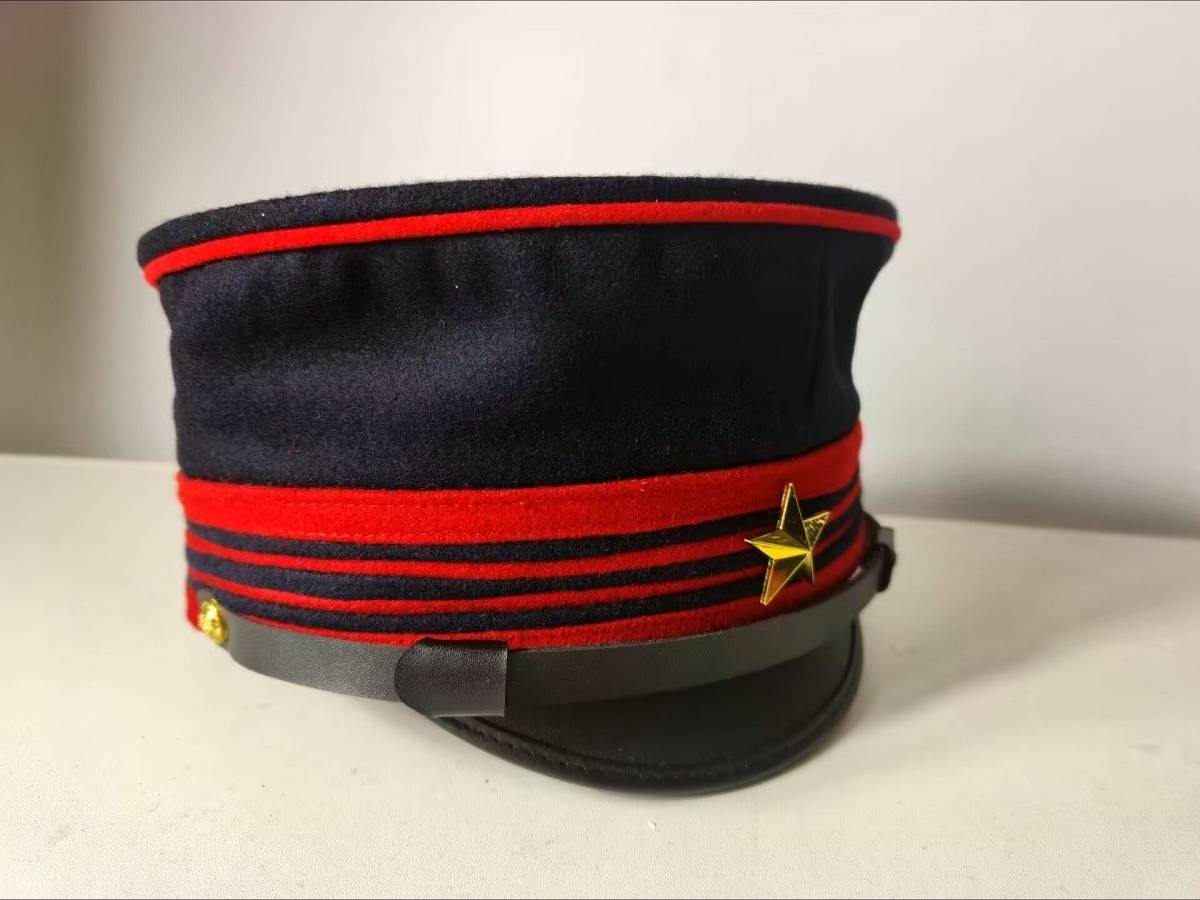 送料無料 明治19年 大日本帝国陸軍 二種 將官用軍帽制帽 58cm 60cm 複製品の画像2