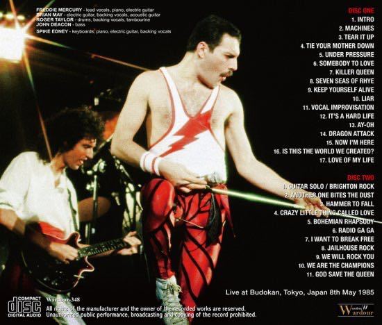 QUEEN / BUDOKAN 1985 1ST NIGHT 新品輸入プレス盤2CD_画像2